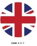  Union Jack  (Rule Britania) round