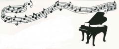 Piano　&　Music Black