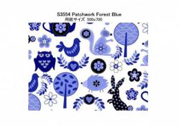 Puchwork forest blue