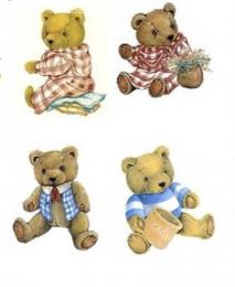 JM Teddies　4種　Sサイズ　　